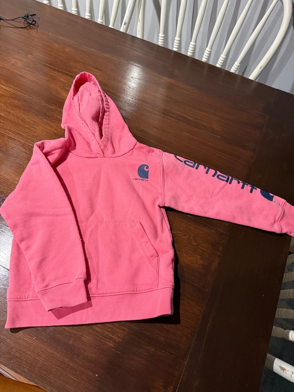 Carhartt Kids Pink Pullover Hoodie